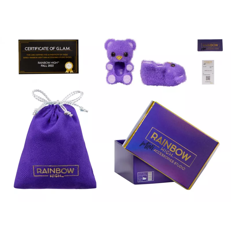 Rainbow High Accessories Studio Series 1, assortimento S in PDQ scarpe per bambole