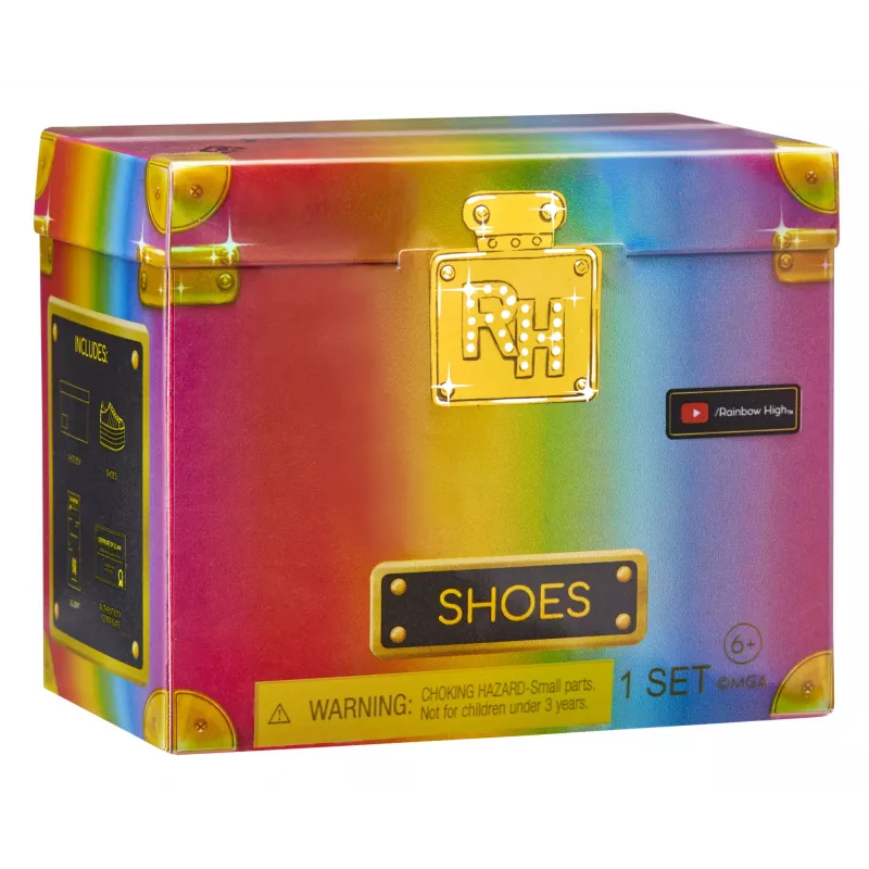 Rainbow High Accessories Studio Series 1, assortimento S in PDQ scarpe per bambole