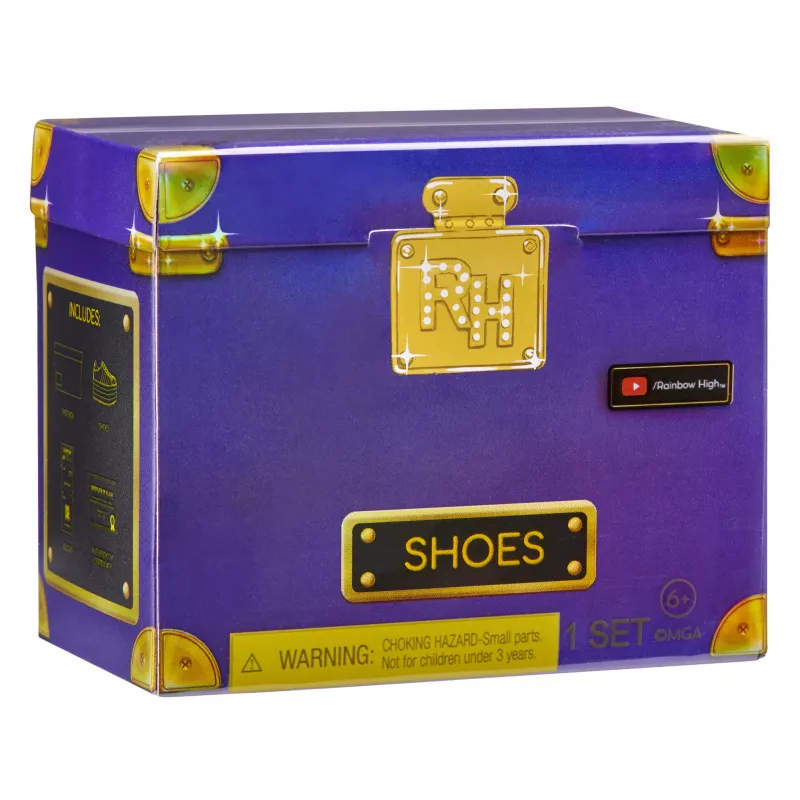 Rainbow High Accessories Studio Series 1, assortimento S in PDQ scarpe per bambole