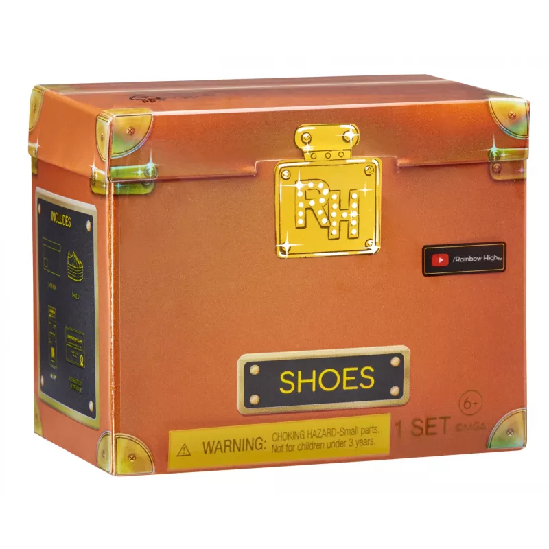 Rainbow High Accessories Studio Series 1, assortimento S in PDQ scarpe per bambole