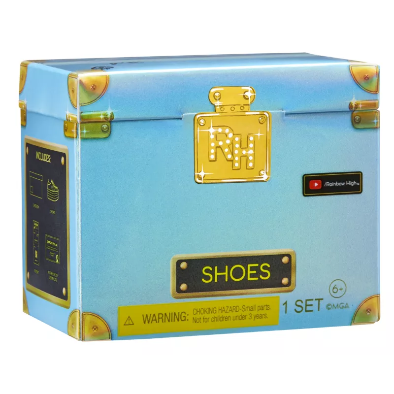 Rainbow High Accessories Studio Series 1, assortimento S in PDQ scarpe per bambole