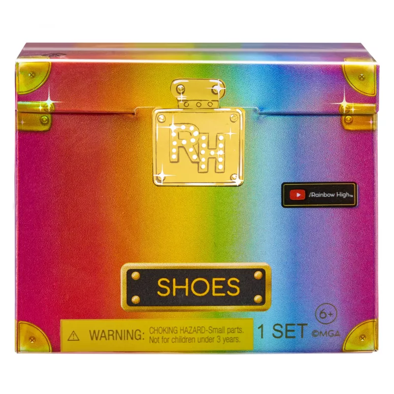 Rainbow High Accessories Studio Series 1, assortimento S in PDQ scarpe per bambole