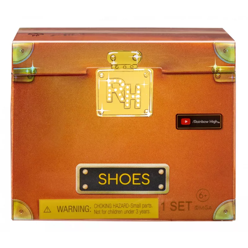 Rainbow High Accessories Studio Series 1, assortimento S in PDQ scarpe per bambole