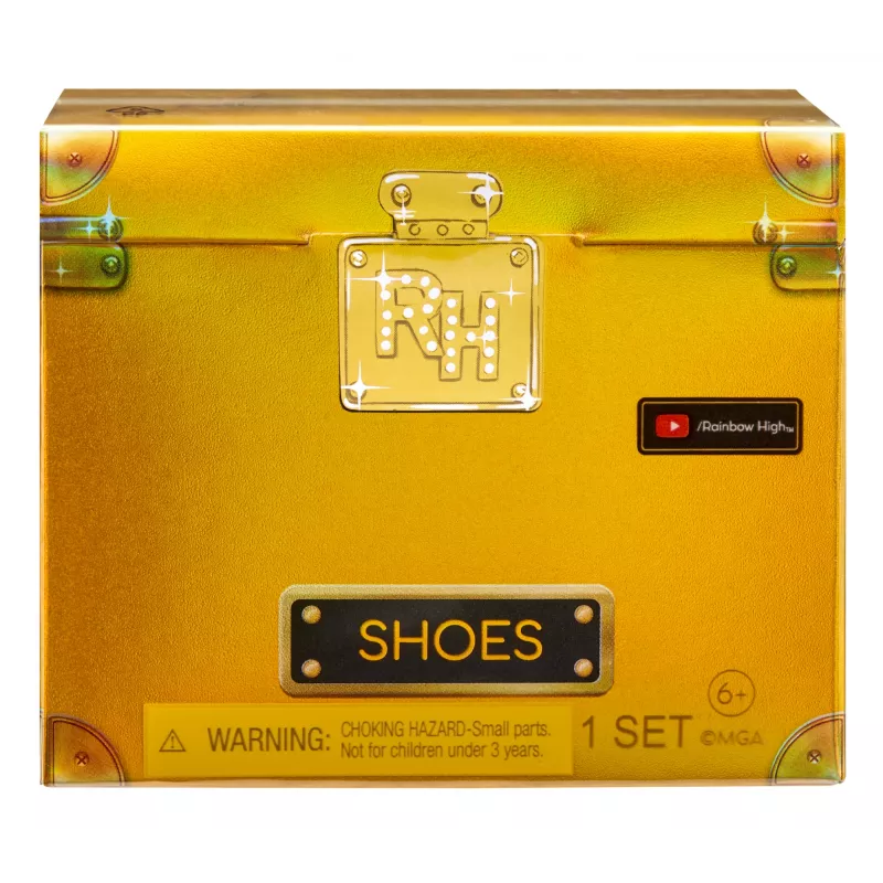 Rainbow High Accessories Studio Series 1, assortimento S in PDQ scarpe per bambole