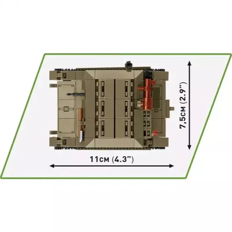 Set da costruzione Cobi Blocks Tankette TK-3 – 323 pezzi