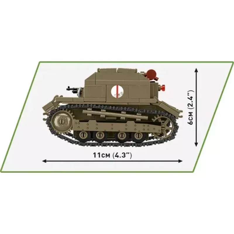 Set da costruzione Cobi Blocks Tankette TK-3 – 323 pezzi