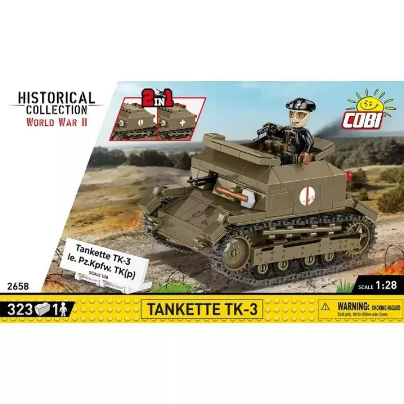 Set da costruzione Cobi Blocks Tankette TK-3 – 323 pezzi