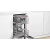 Lavastoviglie da incasso Bosch Serie 4 SPV4HMX49E – slimline 45 cm, 10 coperti, 44 dB, 6 programmi