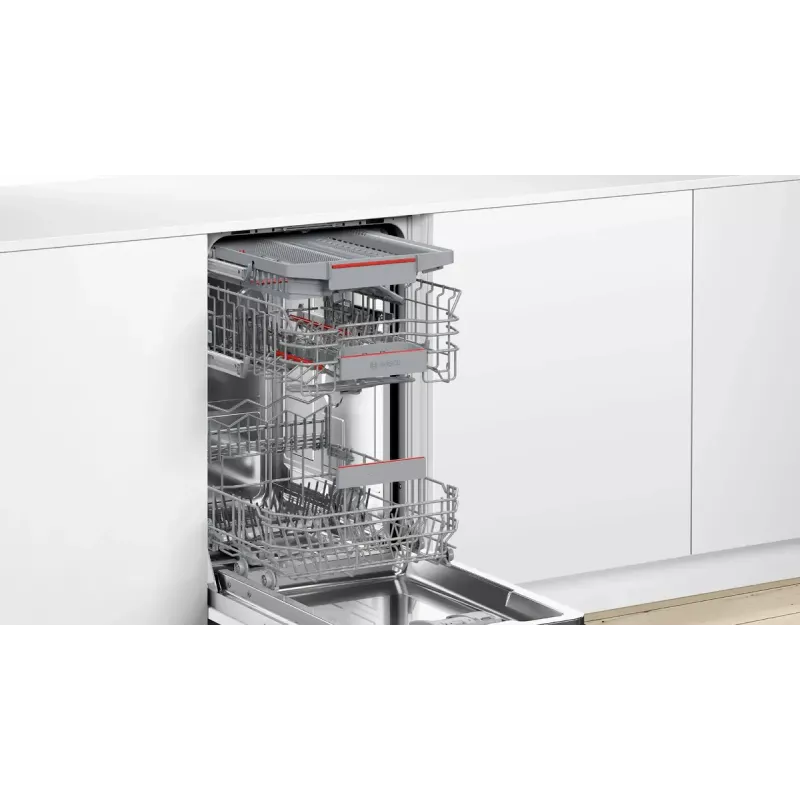 Lavastoviglie da incasso Bosch Serie 4 SPV4HMX49E – slimline 45 cm, 10 coperti, 44 dB, 6 programmi