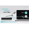 Hub KVM universale i-tec 2x USB-C 2x USB-A 3.0 5000 Mbit/s nero