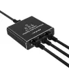 Splitter Ethernet QOLTEC 52294 1x3 RJ45 con ingresso alimentazione USB-C
