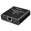 Splitter Ethernet QOLTEC 52294 1x3 RJ45 con ingresso alimentazione USB-C
