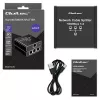 Splitter Ethernet QOLTEC 52294 1x3 RJ45 con ingresso alimentazione USB-C