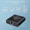 Splitter Ethernet QOLTEC 52294 1x3 RJ45 con ingresso alimentazione USB-C