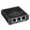 Splitter Ethernet QOLTEC 52294 1x3 RJ45 con ingresso alimentazione USB-C
