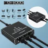 Splitter Ethernet QOLTEC 52294 1x3 RJ45 con ingresso alimentazione USB-C