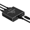 Splitter Ethernet QOLTEC 52294 1x3 RJ45 con ingresso alimentazione USB-C