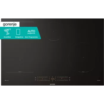 Piano cottura a induzione Gorenje GI8432BSCWF, nero, da incasso, 60 cm, piano a induzione a zone, vetroceramica, 4 zone