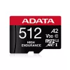 Scheda di memoria microSDXC ADATA 512GB UHS‑I U3 V30 Classe 10 A2, 100/85 MB/s, impermeabile