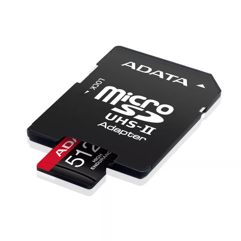 Scheda di memoria microSDXC ADATA 512GB UHS‑I U3 V30 Classe 10 A2, 100/85 MB/s, impermeabile