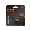 Scheda di memoria microSDXC ADATA 512GB UHS‑I U3 V30 Classe 10 A2, 100/85 MB/s, impermeabile