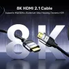 Cavo HDMI UNITEK C11086GY01-1,5M 1,5 m 48 Gbit/s ARC nero grigio