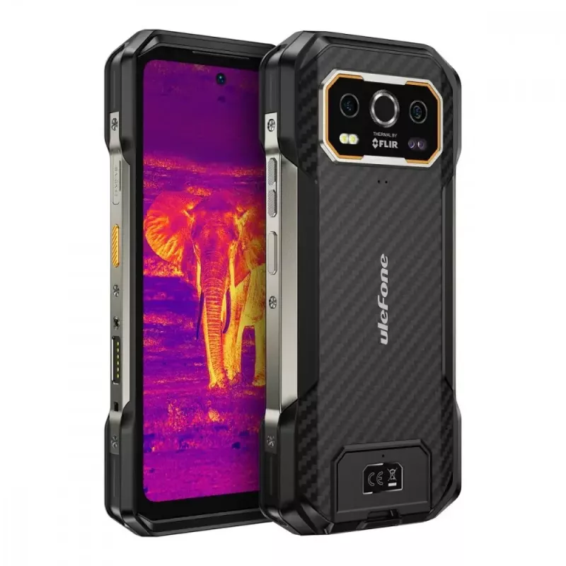 Smartphone UleFone Armor 27T 6,58 inch 12 GB RAM 256 GB nero, classe di efficienza energetica A