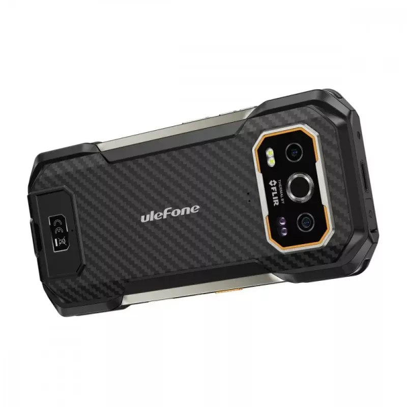 Smartphone UleFone Armor 27T 6,58 inch 12 GB RAM 256 GB nero, classe di efficienza energetica A