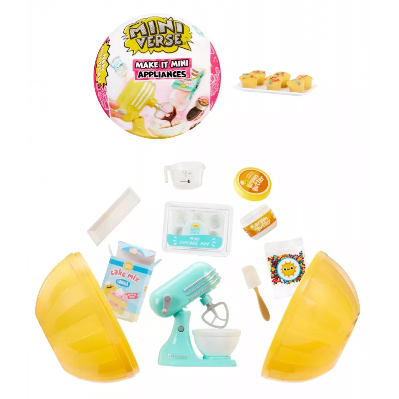 Miniverse MGA's - Make It Mini Appliances Serie 2 in PDQ, 8 anni, multicolore, plastica