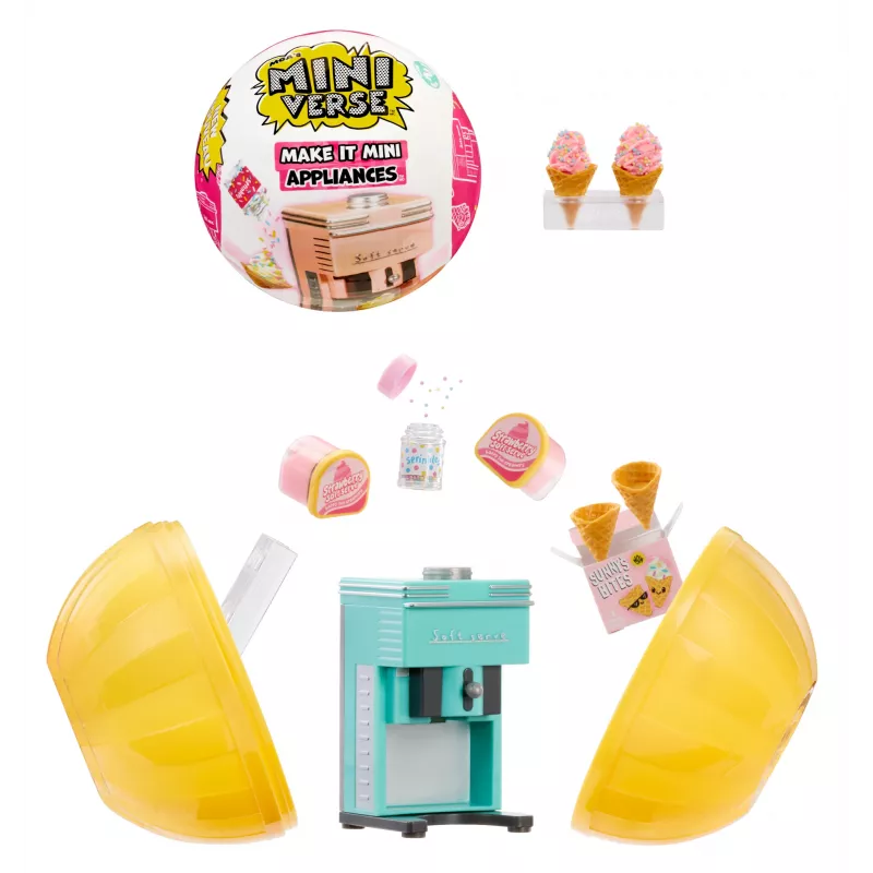 Miniverse MGA's - Make It Mini Appliances Serie 2 in PDQ, 8 anni, multicolore, plastica