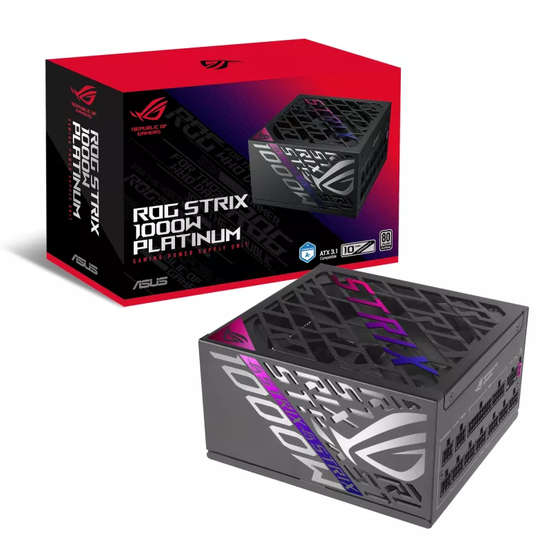Alimentatore ASUS ROG STRIX-1000P-GAMING 1000 W 20+4 Pin ATX ATX nero, argento