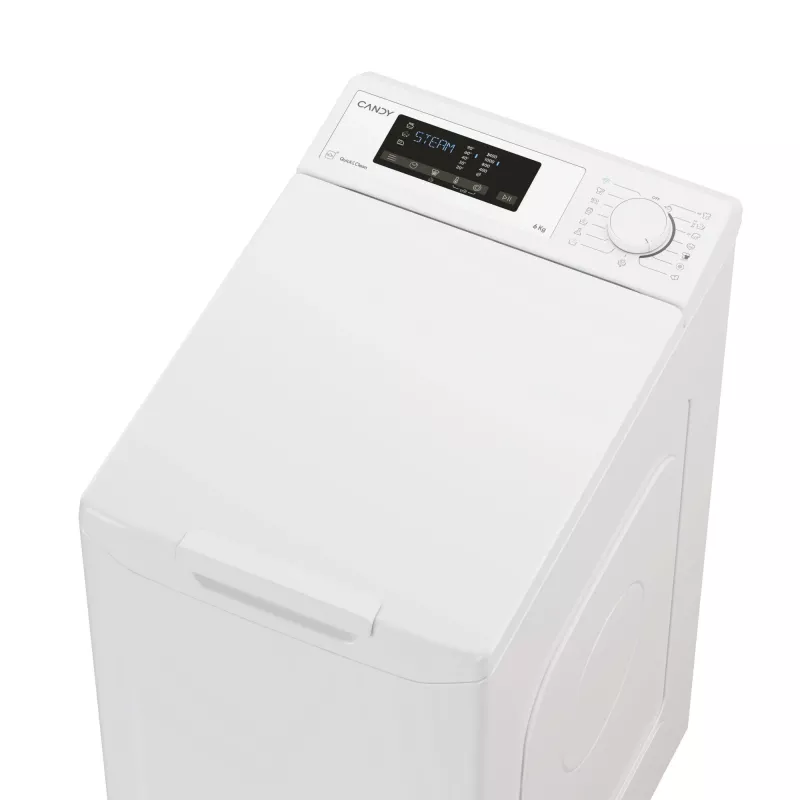 Candy TCAS265D3-S lavatrice a carica dall'alto 6 kg 1200 giri/min bianco