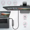 Hub USB Axagon HMC-5G21 10Gbps, 2x USB-A, 2x USB-C, HDMI 4k/30Hz, PD 60W, cavo USB-C