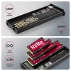 Axagon EEM2-SD2 USB-C 10Gbps - box DISPLAY per M.2 NVMe e SATA SSD