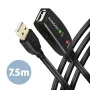 Prolunga USB Axagon ADR-207 7,5 m USB 2.0 nero