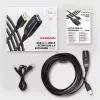 Prolunga USB Axagon ADR-207 7,5 m USB 2.0 nero
