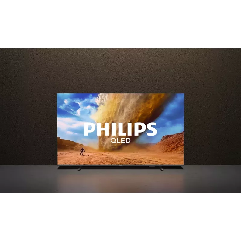 Philips 65PUS7810/12 Smart TV QLED 4K Ultra HD da 65 pollici (165,1 cm), 3840x2160, Titan OS, 60 Hz, HDR10+, Dolby Atmos, Wi-Fi, Bluetooth, nero
