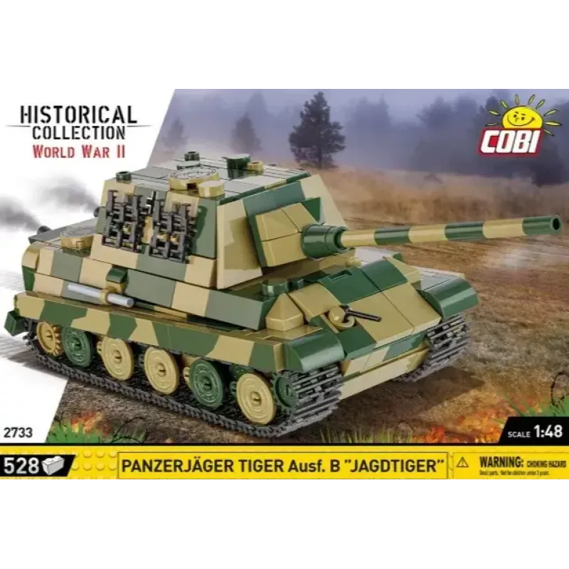 COBI 2733 Historical Collection set di costruzioni Panzerjäger Tiger Ausf. B Jagdtiger, 528 pezzi, 1:48
