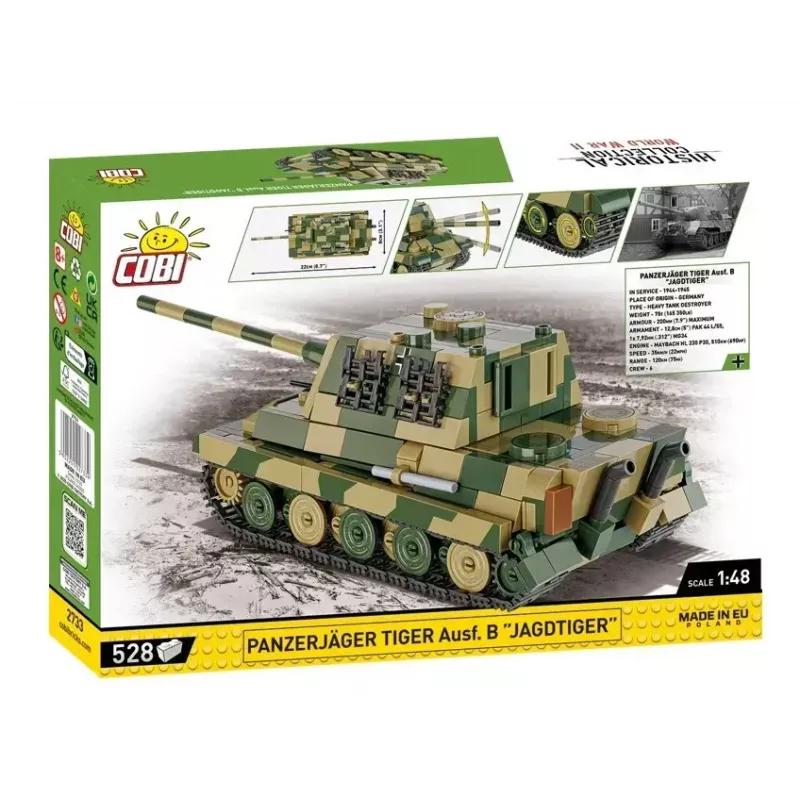 COBI 2733 Historical Collection set di costruzioni Panzerjäger Tiger Ausf. B Jagdtiger, 528 pezzi, 1:48