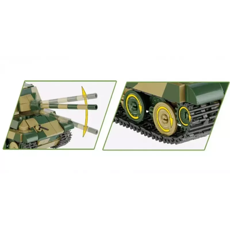 COBI 2733 Historical Collection set di costruzioni Panzerjäger Tiger Ausf. B Jagdtiger, 528 pezzi, 1:48