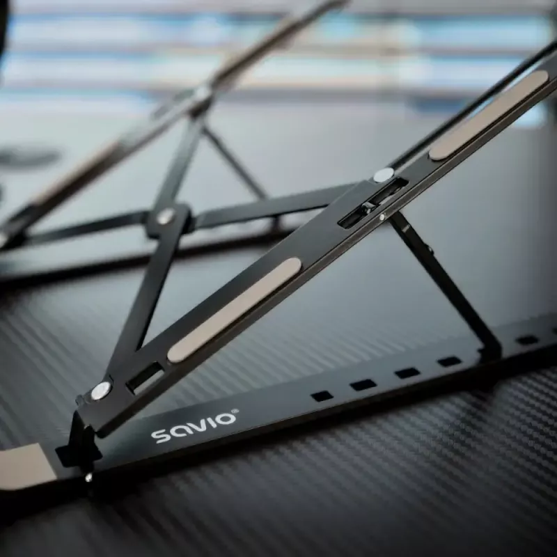 Supporto per laptop SAVIO PB-05 regolabile in altezza portatile — SAVIO PB-05