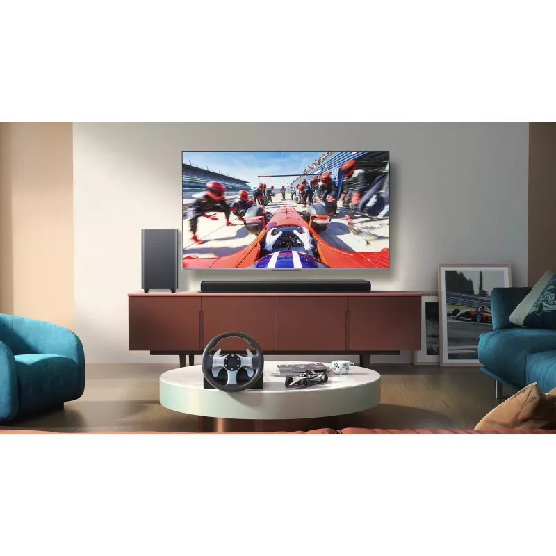 TCL S S55H Class soundbar 2.1 canali con Dolby Atmos, subwoofer wireless e streaming musicale Bluetooth