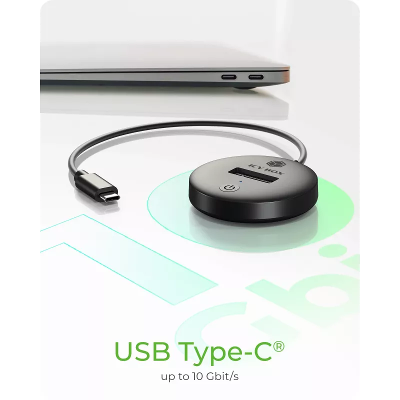 ICY BOX IB-1610MCD-C31 USB 3.2 Gen 2 (3.1 Gen 1) Type-C nero