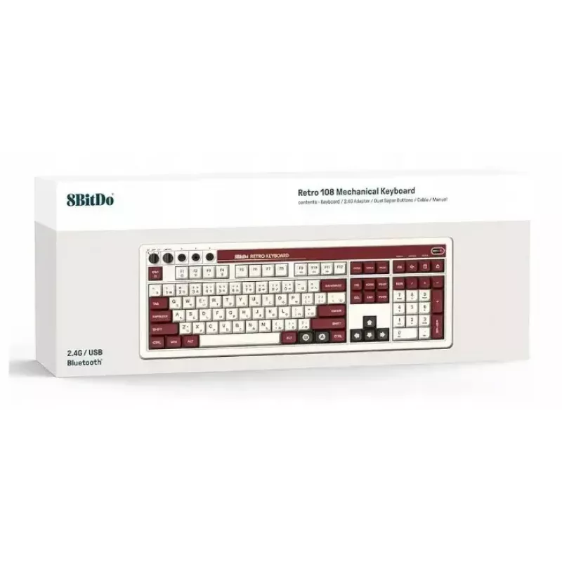 Tastiera meccanica 8Bitdo RET00493 retroilluminazione RGB compatta