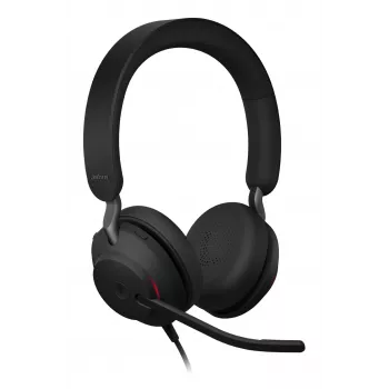Cuffie Jabra Evolve2 40 SE con filo archetto chiamate/musica USB Type-C / USB Type-A nero