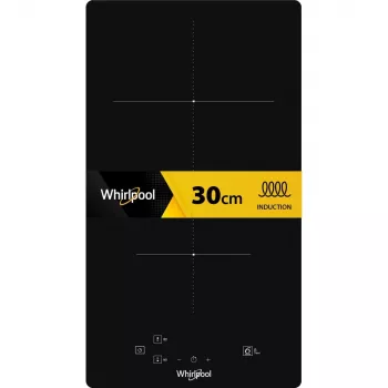 Piano cottura a induzione da incasso Whirlpool WS Q0530 NE nero 28 cm zona 2 zone