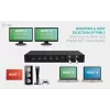 ITEC i-tec USB-C KVM Dock PRO per tre host, doppio video, 2x Power Delivery (max. 92W), USB 3.2, 10 Gbit/s, Gigabit Ethernet