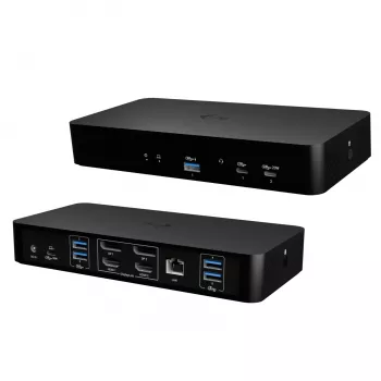 Docking station i-tec CAINTGDUAL4KDOCPD doppio display Power Delivery 100W