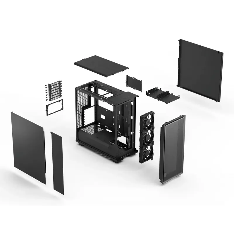 Case per PC Fractal Design Epoch nero Solid Midi Tower nero