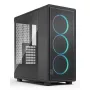 Case per PC Fractal Design Epoch nero TG RGB Light Tint Midi Tower nero
